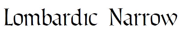 Lombardic Narrow字体