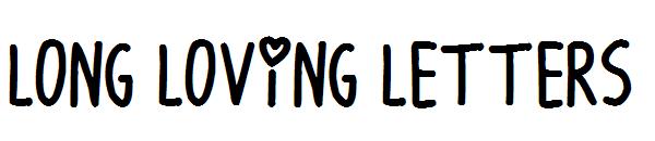 Long Loving Letters字体