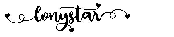 Lonystar字体