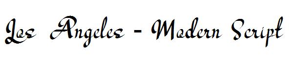 Los Angeles - Modern Script字体