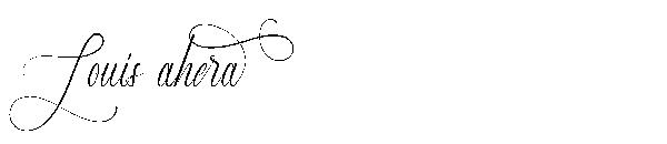 Louis Ahera字体
