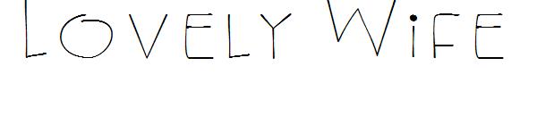 Lovely Wife字体