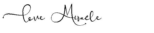 Love Miracle字体