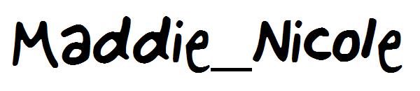Maddie_Nicole字体