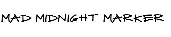 Mad Midnight Marker字体