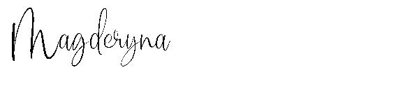Magderyna字体