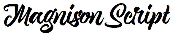 Magnison Script字体