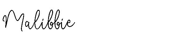 Malibbie字体