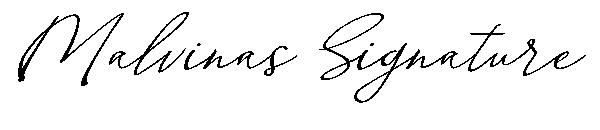 Malvinas Signature字体