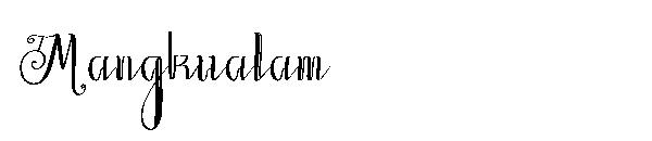 Mangkualam字体
