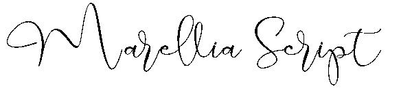 Marellia Script字体