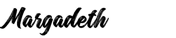 Margadeth字体