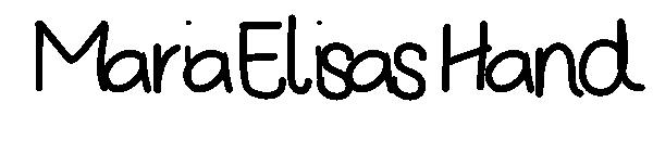 MariaElisasHand字体