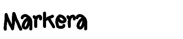 Markera 字体