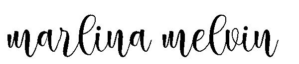marlina melvin字体