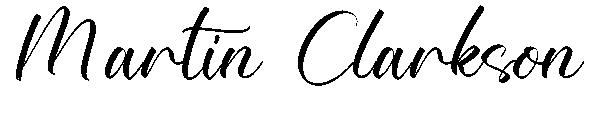 Martin Clarkson字体
