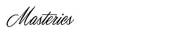 Masterics字体