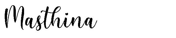 Masthina字体