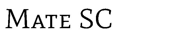 Mate SC字体