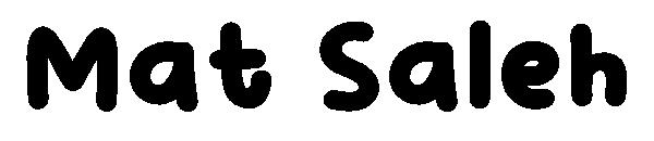Mat Saleh字体