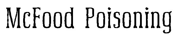 McFood Poisoning字体