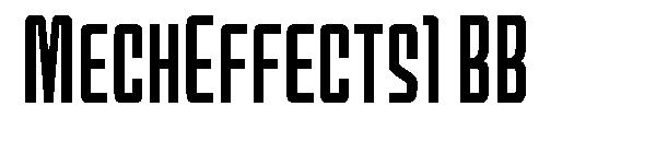 MechEffects1 BB字体