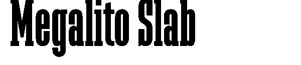 Megalito Slab字体