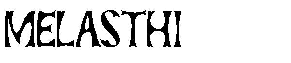 MELASTHI字体