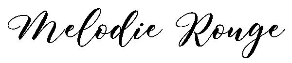 Melodie Rouge字体