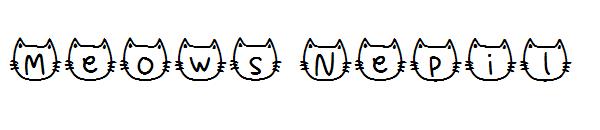 Meows Nepil字体