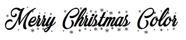Merry Christmas Color字体