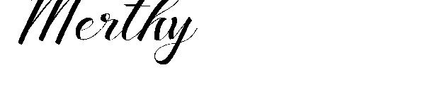 Merthy字体