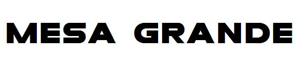 Mesa Grande字体