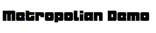 Metropolian Demo字体