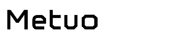 Metuo字体
