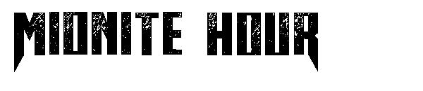 Midnite Hour字体