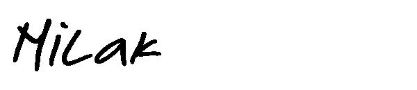 Milak字体