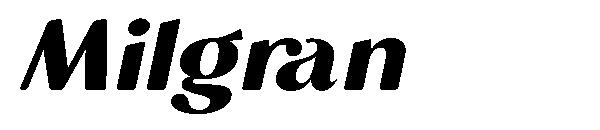 Milgran字体