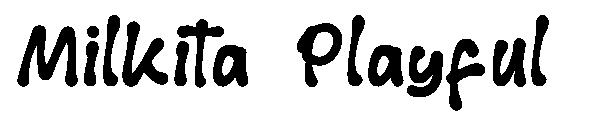 Milkita Playful字体