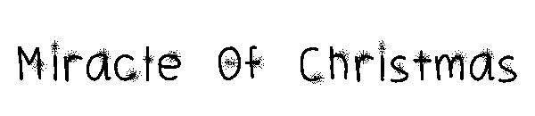 Miracle Of Christmas字体