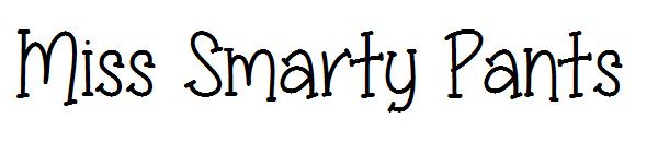 Miss Smarty Pants字体
