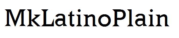 MkLatinoPlain字体