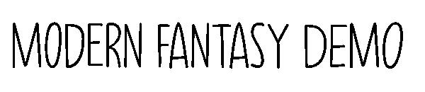 Modern Fantasy DEMO字体