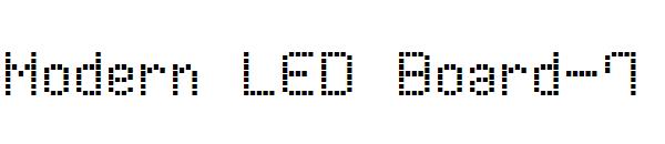 Modern LED Board-7字体