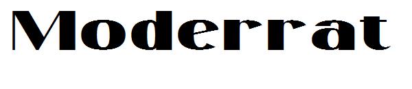 Moderrat字体