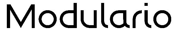 Modulario字体
