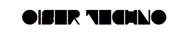 Moiser techno字体