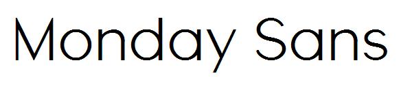 Monday Sans字体