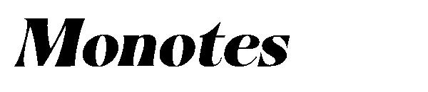 Monotes字体