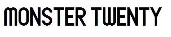 Monster Twenty字体